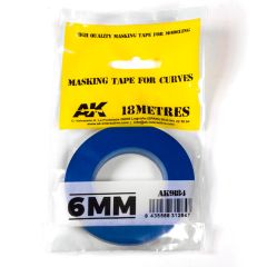 AK Interactive 6mm Masking Tape For Curves # 9184