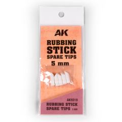 AK Interactive Rubbing Stick Spare Tips 5mm # 9319