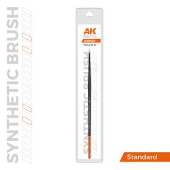 AK Interactive Synthetic Brush – Round 0 # B007