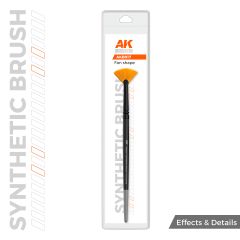 AK Interactive Synthetic Brush – Fan Shape # B017