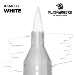 AK Interactive Playmarkers White Paint Marker # M003