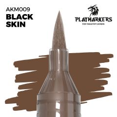 AK Interactive Playmarkers Black Skin Paint Marker # M009