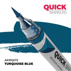 AK Interactive Quick Marker - Turquoise Blue # 013