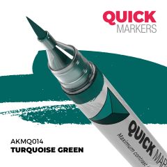 AK Interactive Quick Marker - Turquoise Green # 014