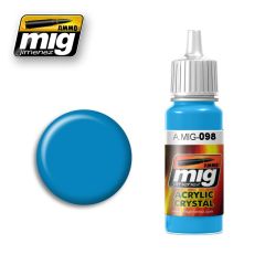 Ammo by Mig Jimenez 17ml Crystal Light Blue # 0098