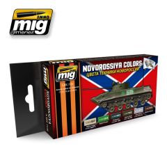 Ammo by Mig Jimenez Novorrosiya Colors Paint Set # 7126