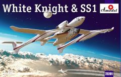 Amodel 1/72 White Knight and SS-1 # 72201 - Plastic Model Kit