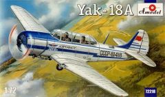 A Model 1/72 Yak-18 # 72218 - Plastic Model Kit