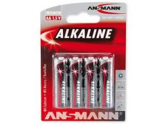 Ansmann Alkaline AA Batteries (4pcs) # 5015563