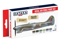 Hataka Hobby Royal Air Force RAF acrylic paint set # AS07