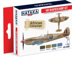 Hataka RAF in Africa acrylic paint set # AS08
