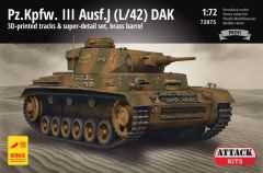 Attack Kits 1/72 Pz.Kpfw.III Ausf.J DAK # 72975