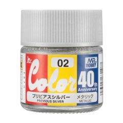 Mr Color 10ml 40th Anniversary Previous Silver # AVC-02
