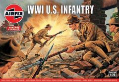 Airfix 1/76 American Infantry (WWI) 'Vintage Classic series' # 00729