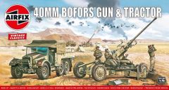 Airfix 1/76 40mm Bofors Gun and towing Tractor unit 'Vintage Classic series' # 02314V