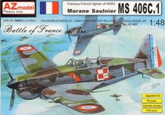 AZ Models 1/48 Morane Saulnier MS 406C.1 # 48057 - Plastic Model Kit