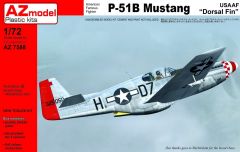AZ Model 1/72 North-American P-51B Mustang "Dorsal Fin USAAF" #7588