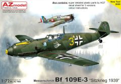 AZ Model 1/72 Messerschmitt Bf-109E-3 "Sitzkrieg 1939" # 7665