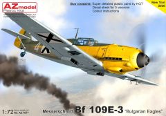 AZ Model 1/72 Messerschmitt Bf-109E-3 'In Bulgarian Service' # 7677