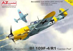 AZ Model 1/72 Messerschmitt Bf-109F-4/R1 'Cannon Pod' # 7687