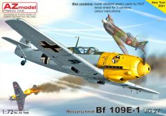 AZ Model 1/72 Messerschmitt Bf-109E-1 'JG.27' # 7698