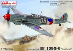 AZ Model 1/72 Messerschmitt Bf-109G-6 'Captured' # 7818
