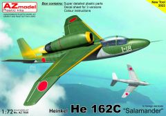 AZ Model 1/72 Heinkel He-162C Salamander 'In Foreign Service' # 7835