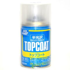 Mr Hobby 86ml Mr Topcoat Semi-Gloss # 502
