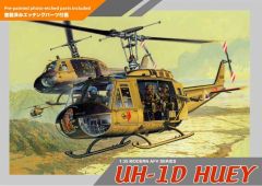 Dragon 1/35 Bell UH-1D Huey # 3538 - Bonus Helicopter Crew Included