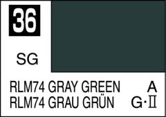  Mr Color 10ml Gray Green RLM74 Satin Gloss # C036