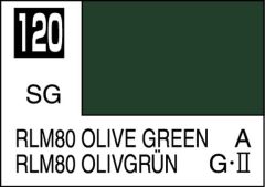 Mr Color 10ml Olive Green RLM80 Satin Gloss # C120