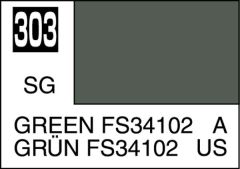 Mr Color 10ml Green FS34102 Satin Gloss # C303