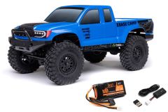 Axial 1/24 SCX24 Base Camp 4WD Rock Crawler RTR Blue # 1219