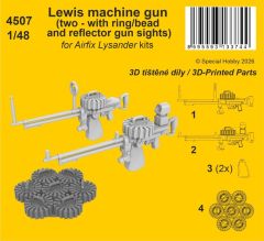CMK/Czech Master Kits 1/48 Lewis machine gun Westland Lysander Mk.I/Mk.III  # 4507