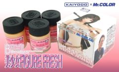 Mr Hobby Cutie Girls Figure Fresh Color Set (Kaiyodo Bome Presents - Mr Color) # CS551