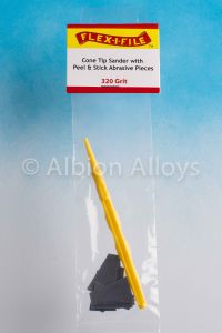 Flex-I-File Cone Tip Sander - 320 Grit & Applicator Handle # CS320