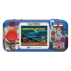 My Arcade Super Street Fighter II Pocket Player Pro Portable Gaming System (2 Games In 1) # 4187