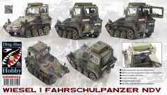 Ding-Hao Hobby 1/35 German Army Wiesel 1 Fahrschulpanzer NDV Driver Training Tank # 96012