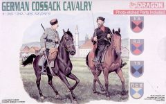 Dragon 1/35 2 German Cossack Cavalry on horseback # 6065