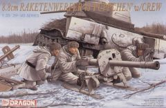 Dragon 1/35 8.8cm Raketenwerfer 43 & crew # 6097 - Model Figures