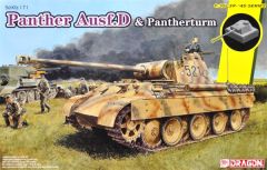 Dragon 1/35 Panther Ausf.D tank and Pantherturm # 6940