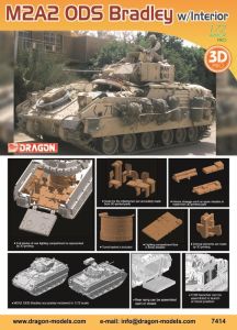 Dragon 1/72 M2A2 ODS Bradley with Interior # 7414 