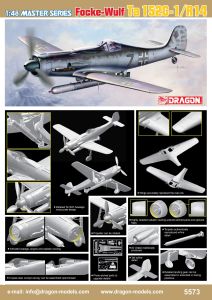Dragon 1/48 Focke-Wuff Ta 152C-1/R14 # 5573 - Plastic Model Kit