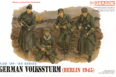 Dragon 1/35 German Volksturm Berlin 1945 # 6020 - Plastic Model Figures