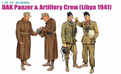 Dragon 1/35 DAK Panzer & Artillery Crew (Libya 1941) # 6693