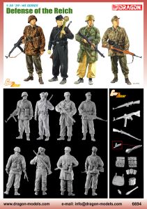 Dragon 1/35 Defense of The Reich # 6694 - Plastic Model Kit