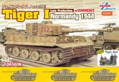 Dragon 1/35 TIGER I LATE PRODUCTION W/ZIMMERIT (NORMANDY 1944) # 6947