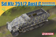 Dragon 1/72 Sd.Kfz.251/2 Ausf.C Rivetted Version mit Granatwerfer # 7308