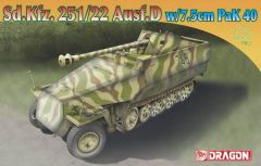 Dragon 1/72 German Sd.Kfz.251/22 Ausf.D with 7.5cm PaK-40 # 7351