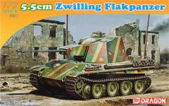 Dragon 1/72 725.5CM Zwilling Flakpanzer # 7488 - Plastic Model Kit